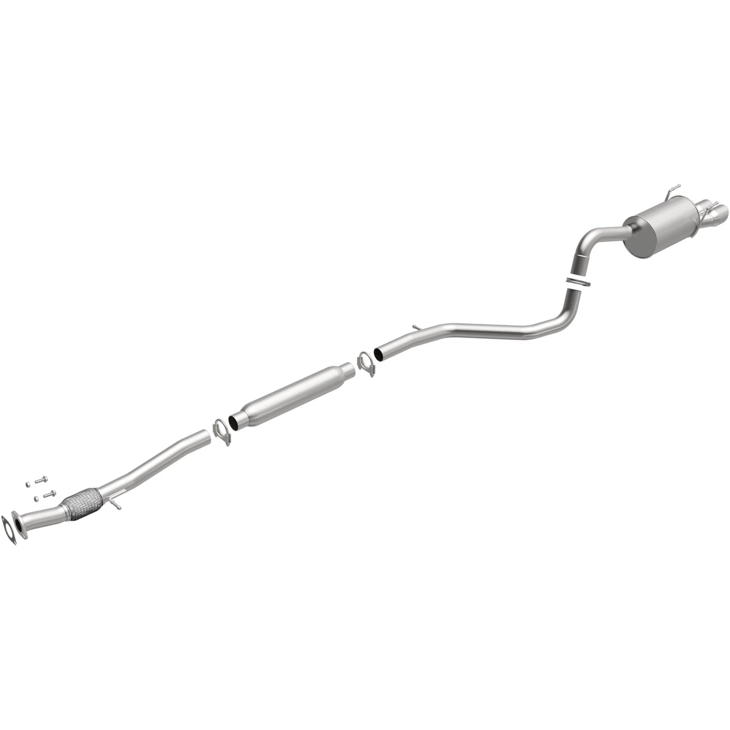 2012-2019 Fiat 500 Direct-Fit Replacement Exhaust System 106-0860